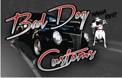 Bad Dog Customs logo and brand identity