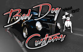 Bad Dog Customs logo and brand identity