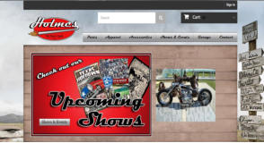 <font color=white face=ARIAL>Holmes Hot Rods & Cycles custom CMS web design</font>