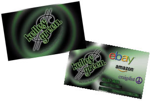 Kelley Green business cards print