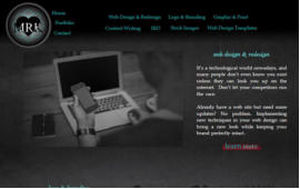 MRK Designs original web design